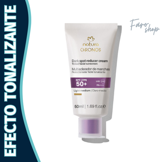 PROTECTOR SOLAR ACLARADOR FPS 50 CHRONOS DERMA - Claro medio