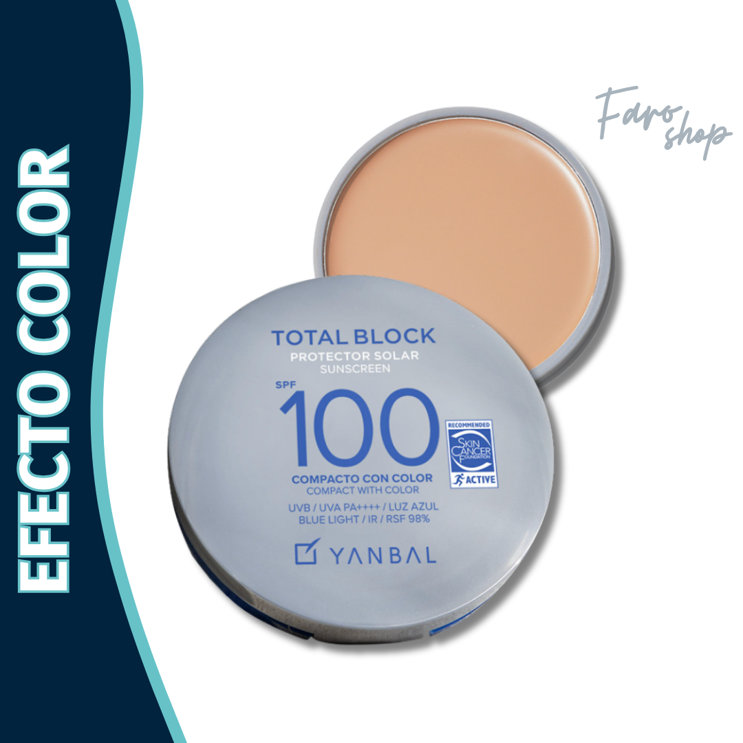 PROTECTOR SOLAR COMPACTO SPF 100 TOTAL BLOCK - Nude