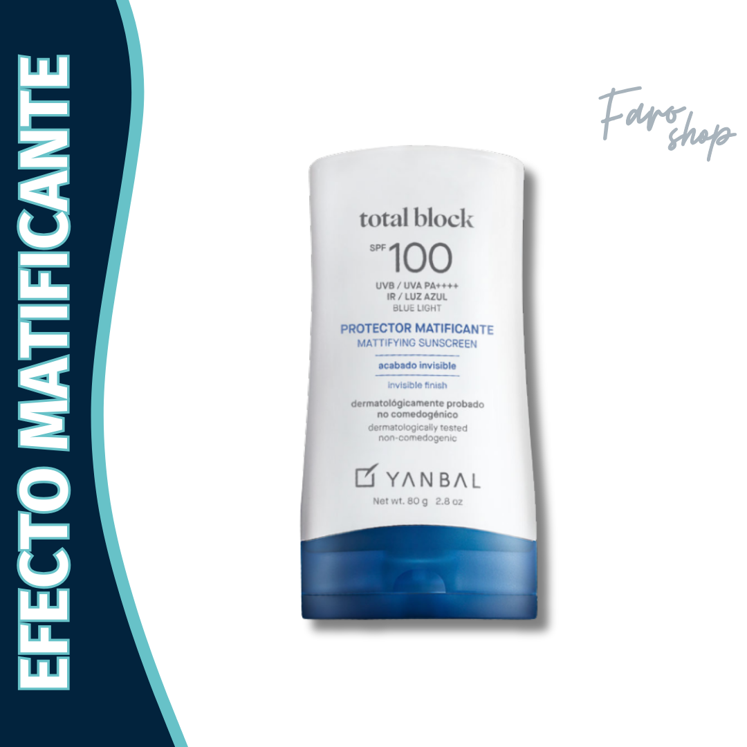 PROTECTOR SOLAR MATIFICANTE SPF 100 TOTAL BLOCK