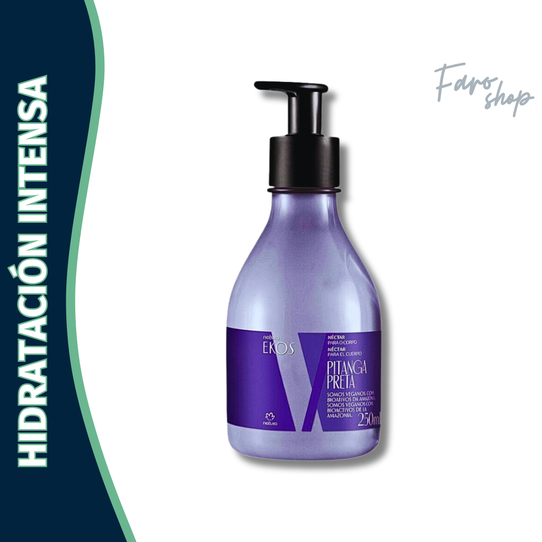 PULPA HIDRATANTE PARA EL CUERPO EKOS PITANGA PRETA 250ML