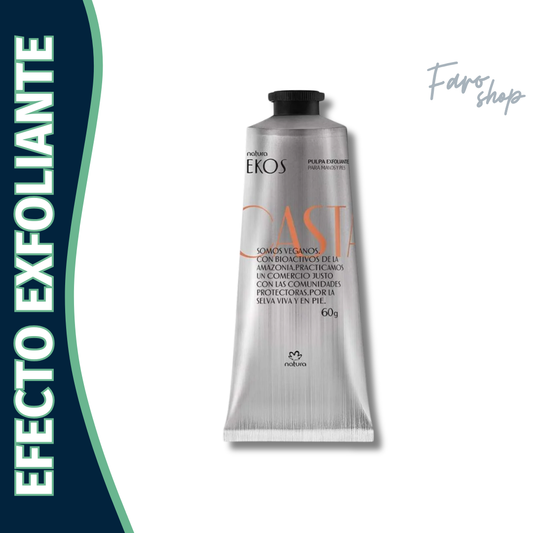 PULPA EXFOLIANTE PARA MANOS Y PIES EKOS CASTAÑA