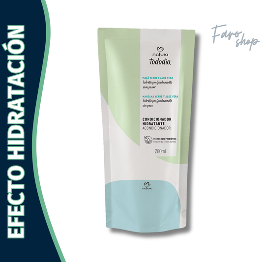 REPUESTO ACONDICIONADOR TODODIA HIDRATANTE MANZANA VERDE Y ALOE VERA