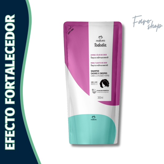 REPUESTO SHAMPOO TODODIA LIMPIEZA ANTIRESECAMIENTO CABELLO RIZADO Y AFRO