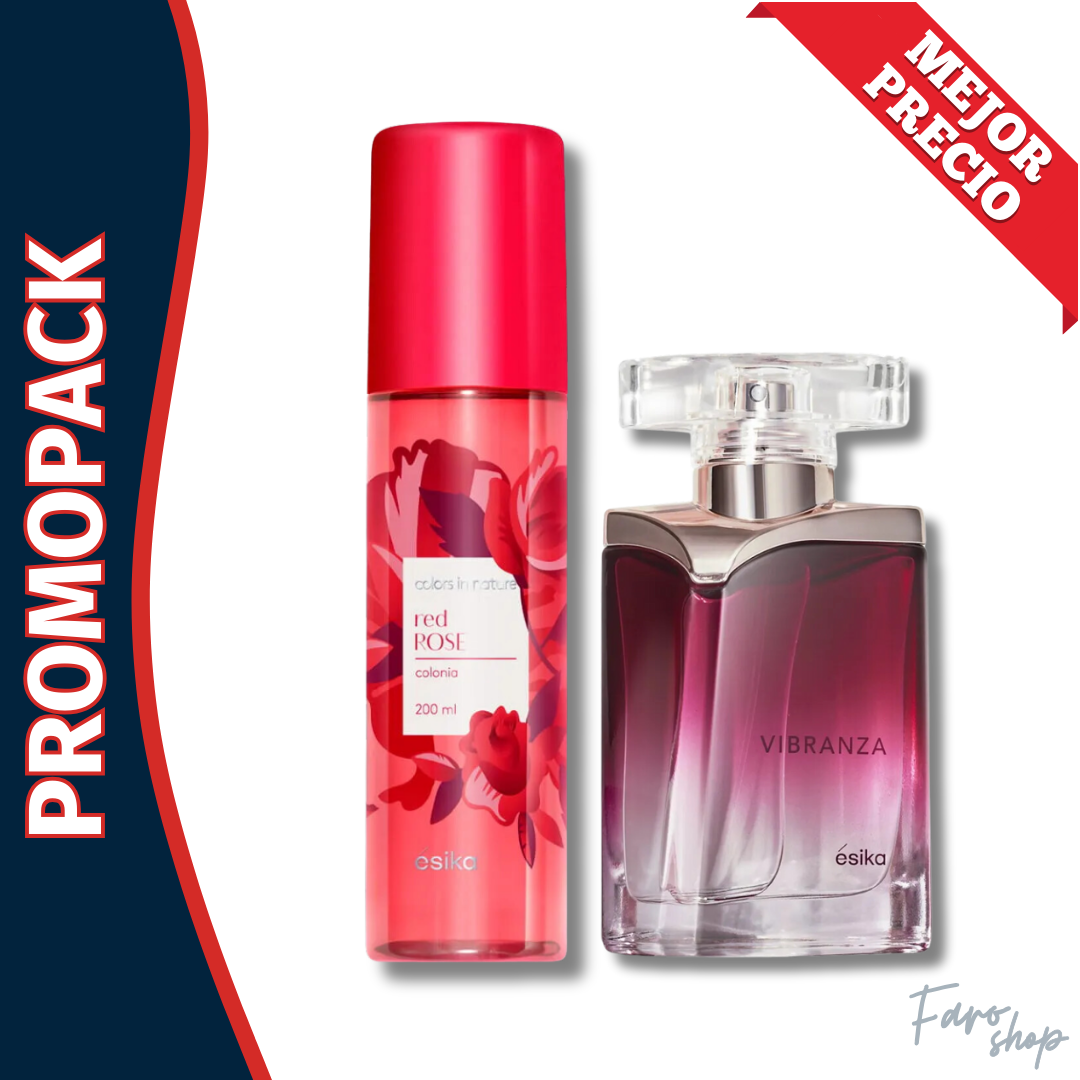 PROMOPACK PERFUME VIBRANZA + SPLASH RED ROSE