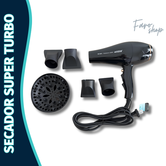 SECADOR PROFESIONAL SUPER TURBO MOZER MZ-9961