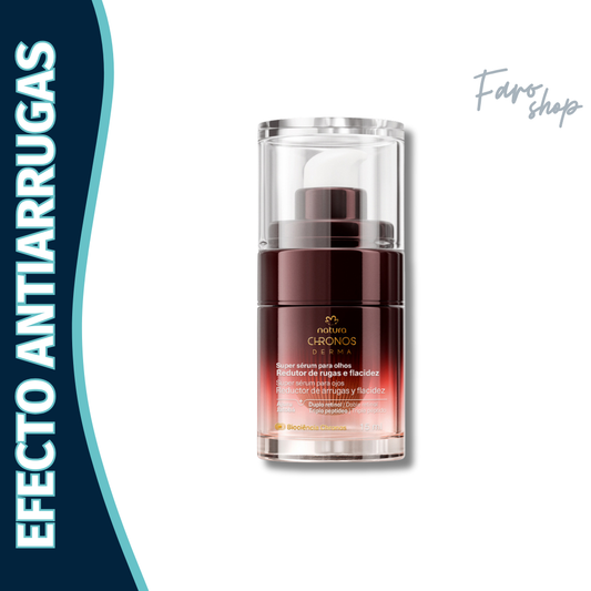 SUPER SERUM PARA OJOS REDUCTOR DE ARRUGAS Y FLACIDEZ CHRONOS DERMA