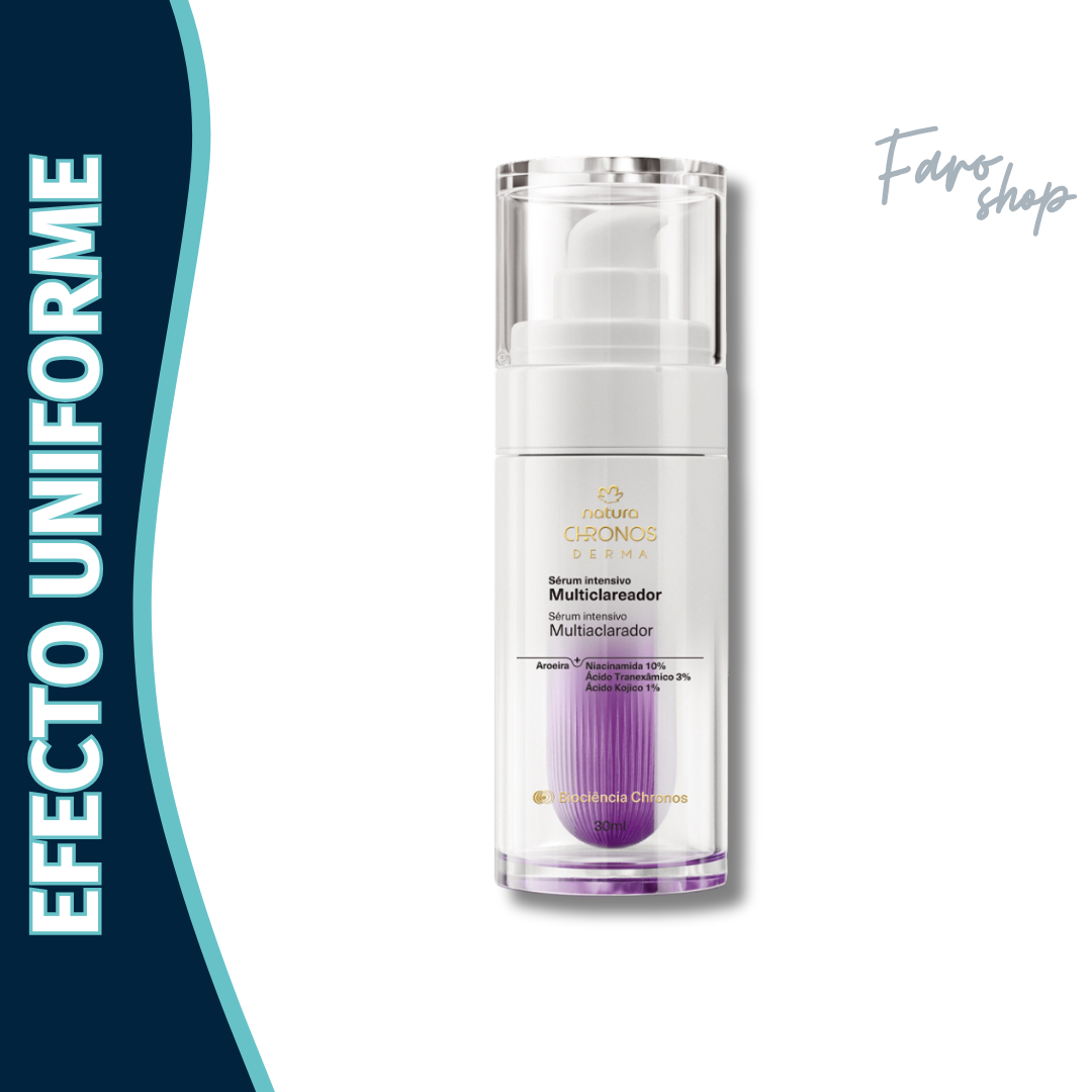 SUPER SERUM MULTIACLARADOR ROSTRO Y CUELLO CHRONOS DERMA