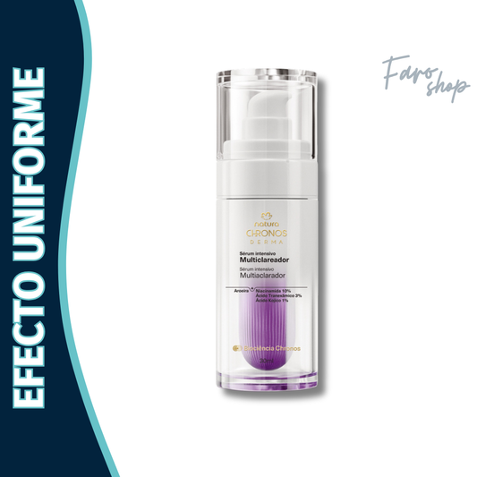 SUPER SERUM MULTIACLARADOR ROSTRO Y CUELLO CHRONOS DERMA