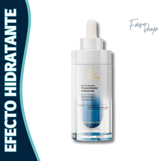 SÉRUM RELLENADOR HIDRATANTE ROSTRO Y CUELLO CHRONOS DERMA NATURA