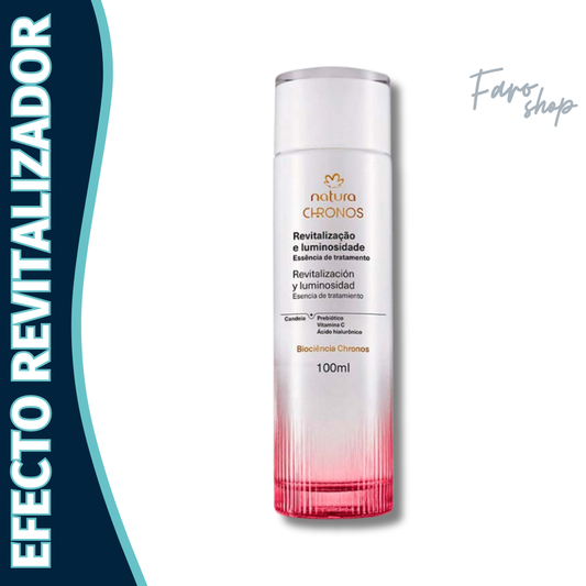 ESENCIA DE TRATAMIENTO REVITALIZACIÓN Y LUMINOSIDAD CHRONOS DERMA NATURA