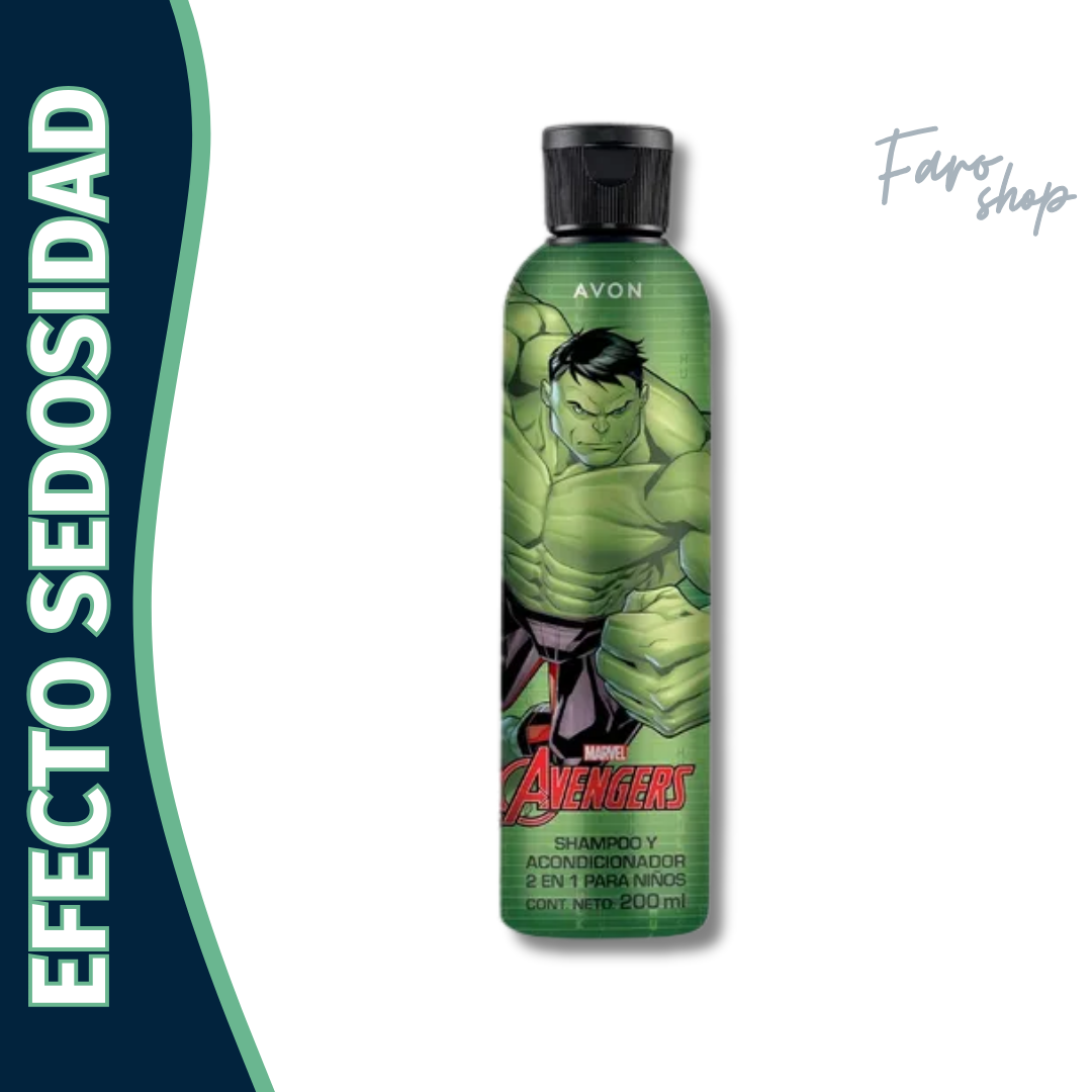 SHAMPOO Y ACONDICIONADOR 2 EN 1 PARA NIÑOS AVENGERS