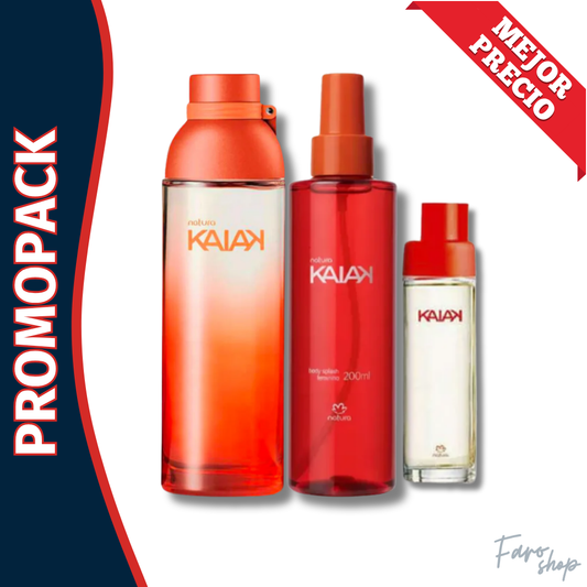PROMOPACK KAIAK FEMENINO + SPLASH + PERFUME MINI