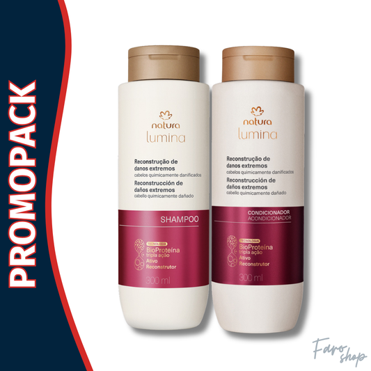 PROMOPACK SHAMPOO + ACONDICIONADOR LUMINA RECONSTRUCCIÓN