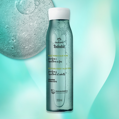 SHAMPOO TODODIA HIDRATANTE MANZANA VERDE Y ALOE VERA