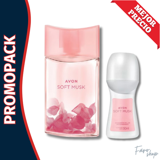 PROMOPACK PERFUME SOFT MUSK + DESODORANTE
