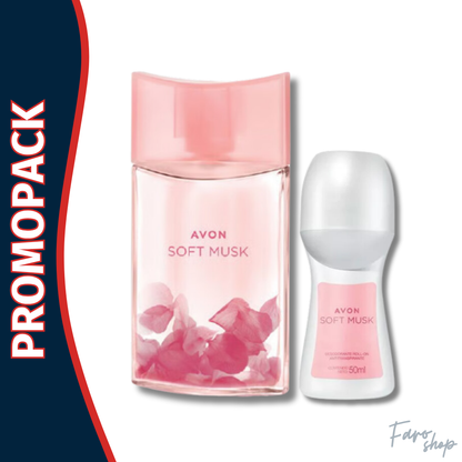 PROMOPACK PERFUME SOFT MUSK + DESODORANTE