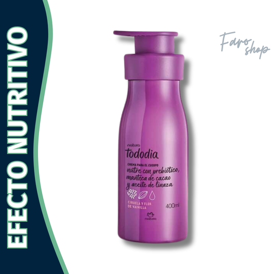 CREMA PARA EL CUERPO TODODIA CIRUELA Y FLOR DE VAINILLA