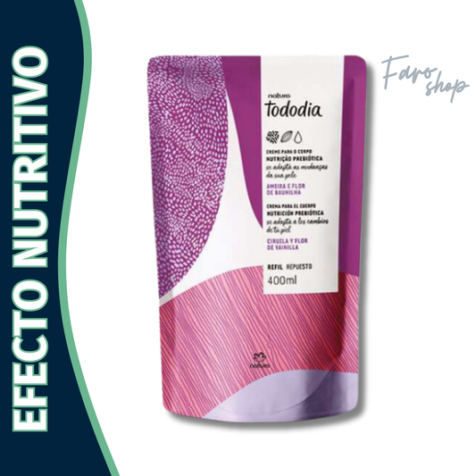 REPUESTO CREMA NUTRITIVA CORPORAL CIRUELA Y FLOR DE VAINILLA