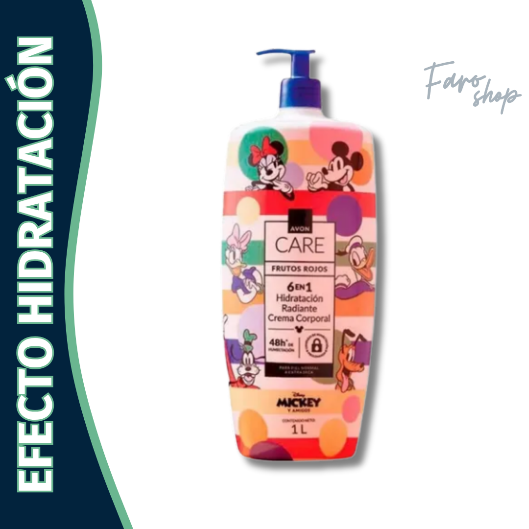 CREMA AVON CARE HIDRATACIÓN RADIANTE FRUTOS ROJOS