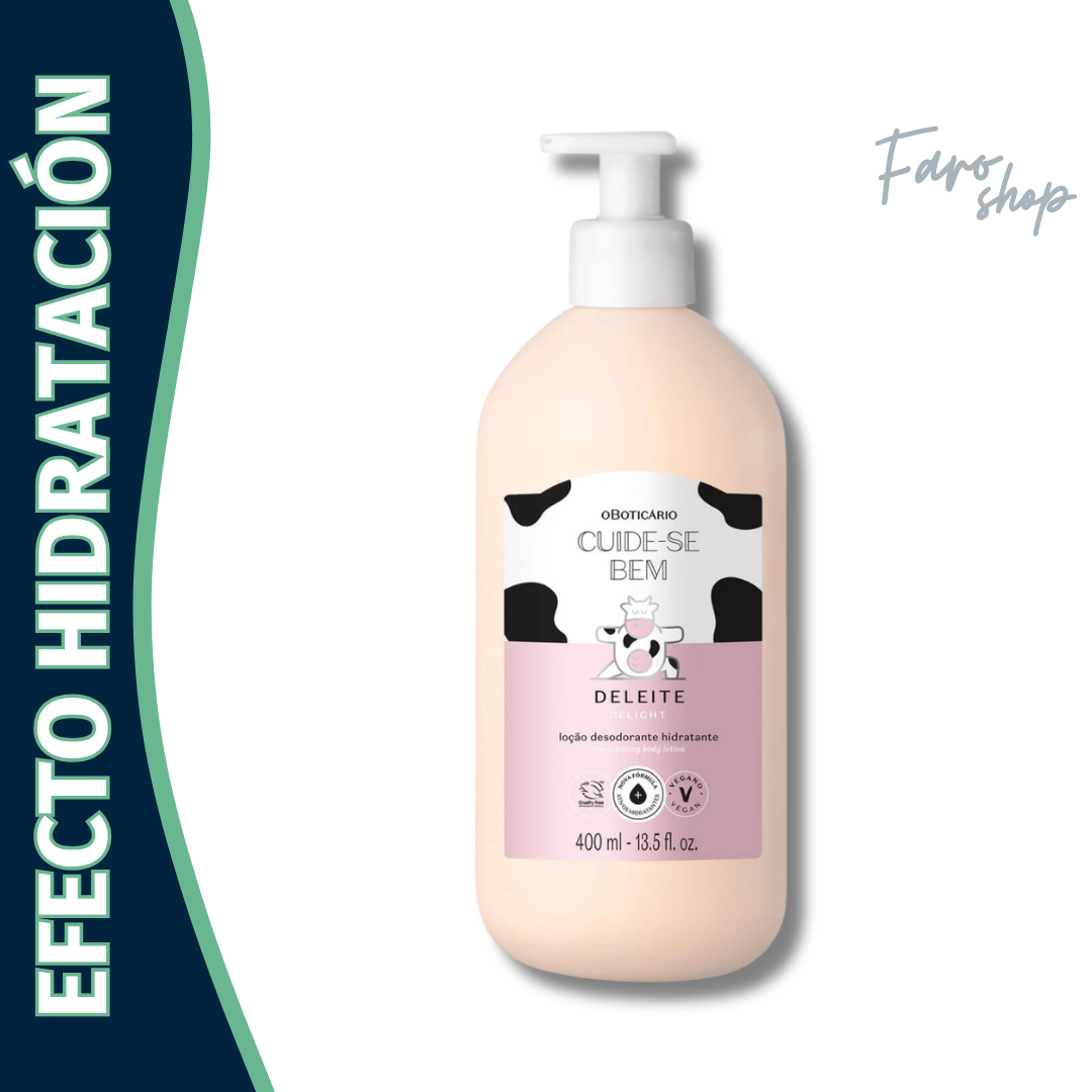 CREMA HIDRATANTE CORPORAL DELEITE CUIDE-SE BEM